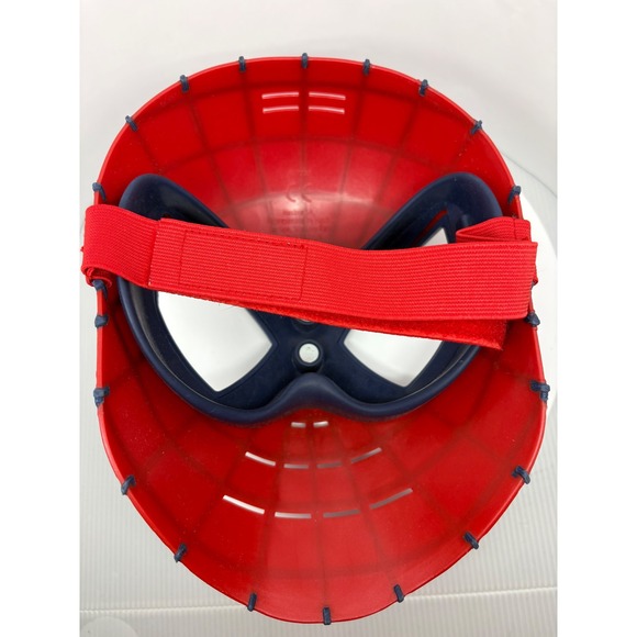 Hard Marvel Spiderman Mask Costume Cosplay Halloween Adult‎ Kids Toy Red Blue - Picture 3 of 8